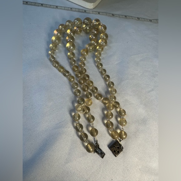 Vintage multi strand luster bead necklace - Picture 5 of 8